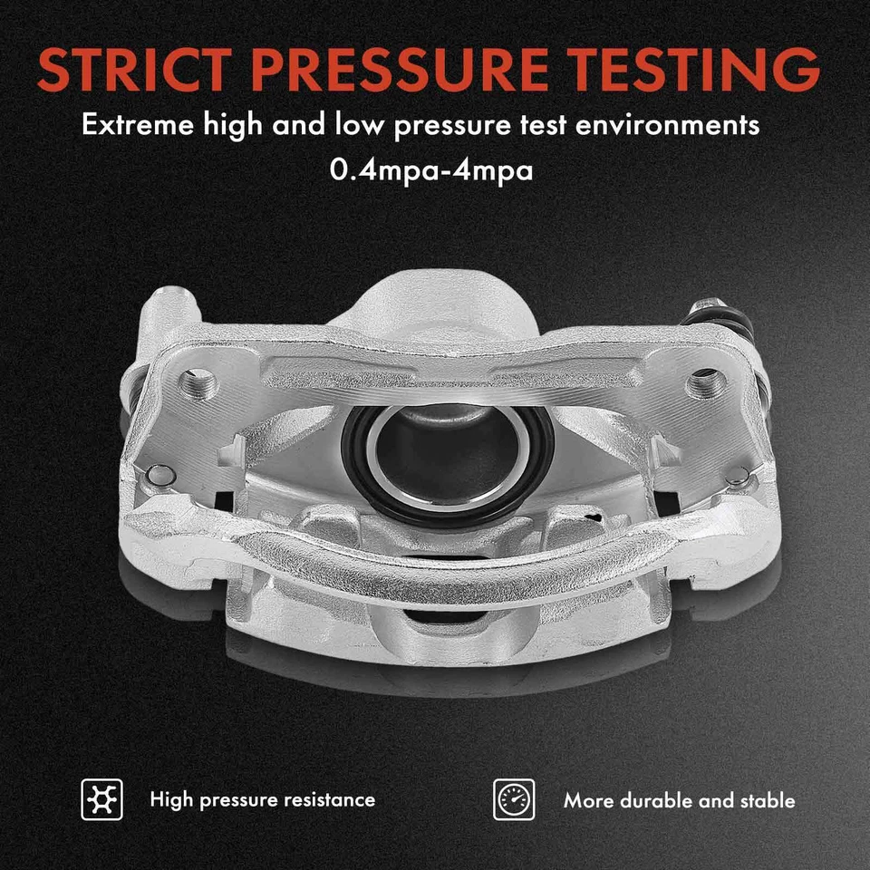 Pinza de freno de disco del conductor delantero con soporte para Hyundai Accent Excel Mitsubishi Foto 2 de 4