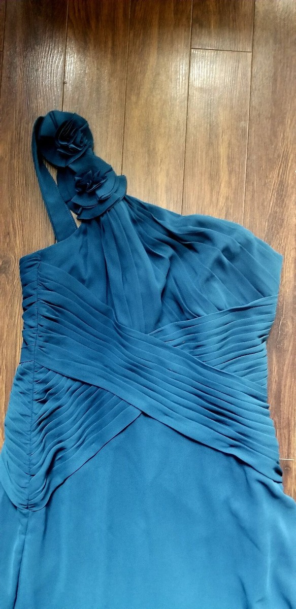 Women's Teal Turquoise Bridesmaid Full Length Dress Size Small / 6 | eBay