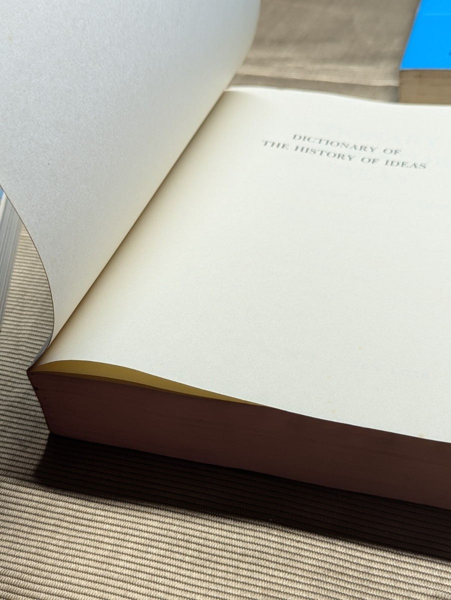 5 Volumes Set Dictionary of the History of Ideas; Wiener 5 Volumes Set Dictionary of the History of Ideas; Wiener