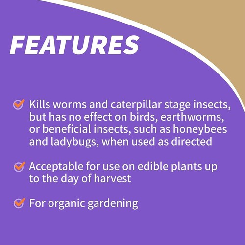 Bonide 8066 Captain Jack's Bacillus Thuringiensis BT Organic Worm & Caterpillar - Bild 5 von 9