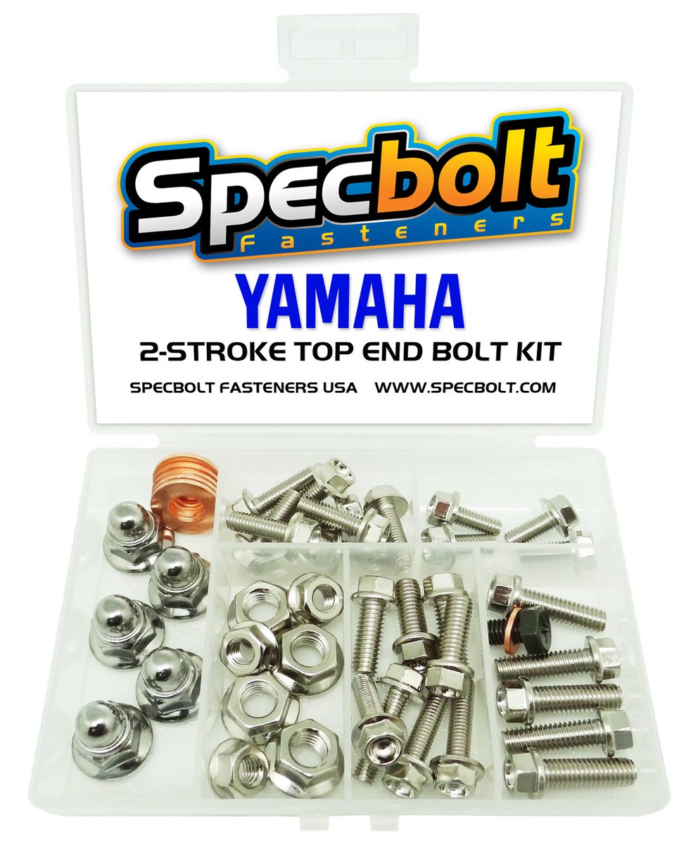 Yamaha YZ125 Top End Engine Bolt Kit (Nickel) YZ 125 | eBay
