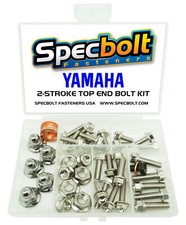 Yamaha YZ125 Top End Engine Nuts Bolt Kit Nickel YZ 125 Cylinder Head Rebuild
