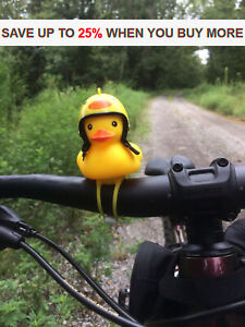 Bicycle & Car Pirate Flag Duck Bell With Light Ducky Horn Helmet Wind Small Bike