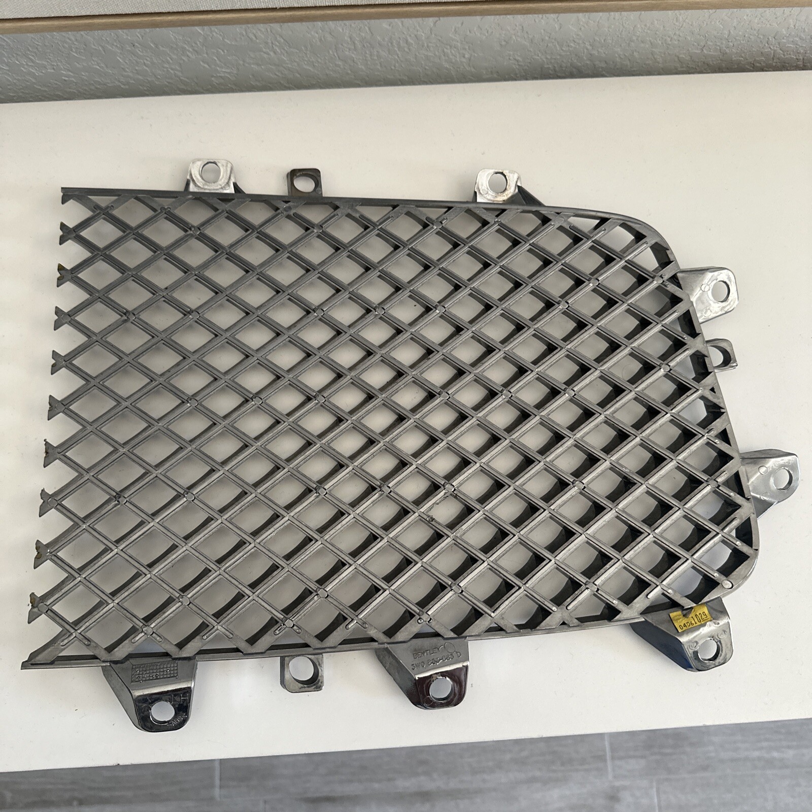 09-10 Bentley Continental GT GTC Flying Spur Grille Mesh Insert LH 3W0853683D