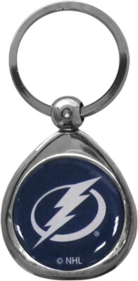 Tampa Bay Lightning Chrome Key Chain Official Licensed