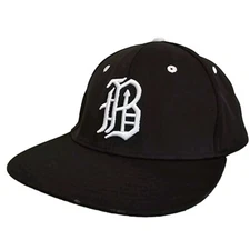 B&T Outdoors Black Fitted Large Baseball Cap Hat