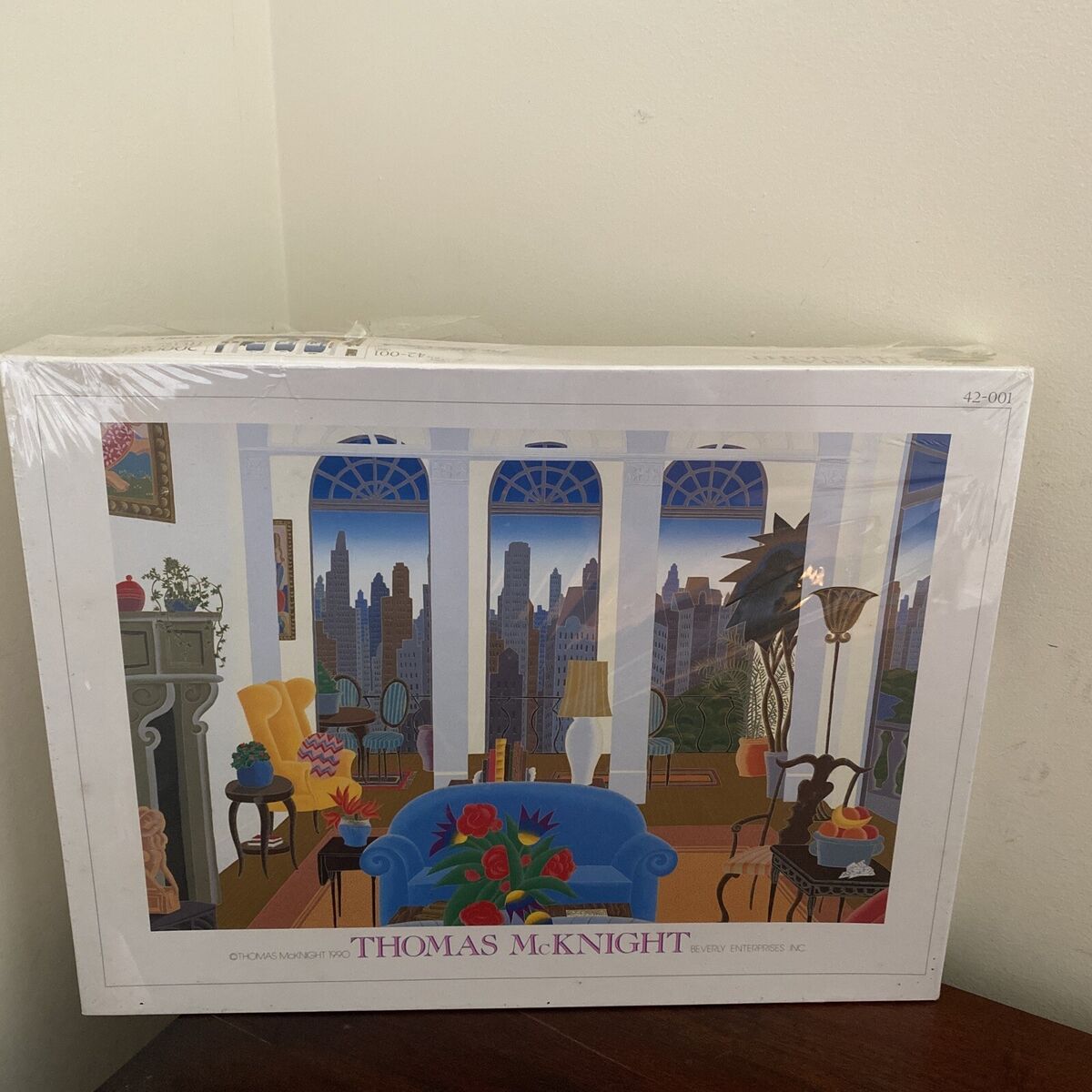 Rare Thomas McKnight 2000 Pieces Blue Couch Jigsaw Puzzle 42 Rare Thomas McKnight 2000 Pieces Blue Couch Jigsaw Puzzle 42
