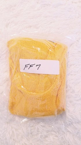 Zara Knit Women Medium Sweater Lightweight Pullover Scoop Yellow Long Sleeve - Picture 5 of 5