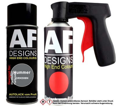 Spraydosen Griff Set für Hummer GRM308N Cosmic Quartz Metallic Basislack Klarlac