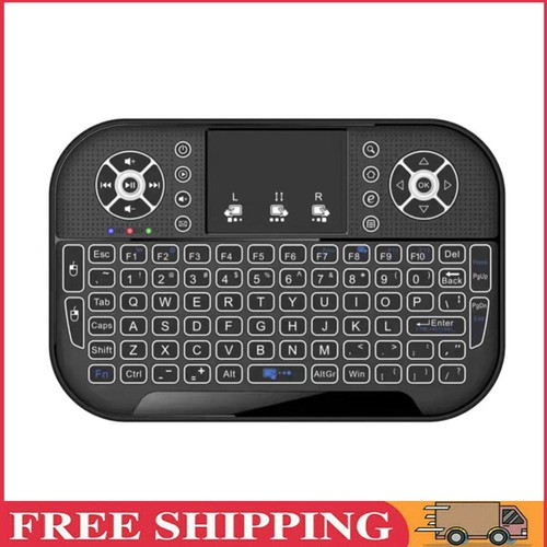 Handheld-Fernbedienungstastatur 2,4 G und Bluetooth-kompatibel, wiederaufladbar
