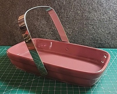 Vintage Andre Richard Towel Holder In PINK With SS Handle Made Japan