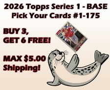 2026 Topps Series 1 Baseball - BASE ONLY - Pick Your Cards #1-175