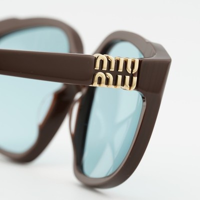 MIU MIU MUA07S 24D20R OVERSIZED MIU MIU SUNGLASSES SMUA 07  display picture 2