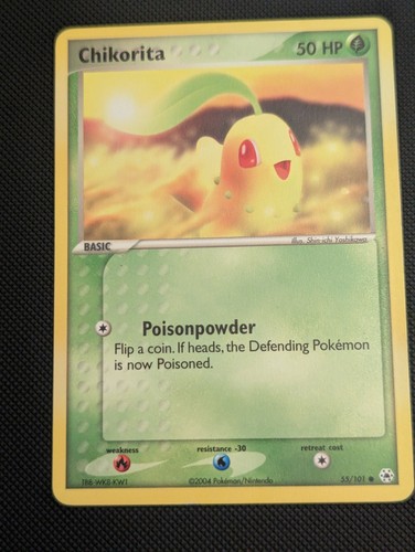 Chikorita 55/101 Hidden Legends Regular