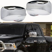 For 2013-2018 Dodge Ram 1500 2500 Chrome Mirror Covers With Turn Signal Hole For 2013-2018 Dodge Ram 1500 2500 Chrome Mirror Covers With Turn Signal Hole