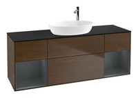 Villeroy & Boch Finion Waschbeckenunterschrank FüR Becken Mittig Regal Links...