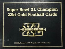 2006 The Danbury Mint Super Bowl XL Champion 22K Gold Pittsburgh Steelers - Pick