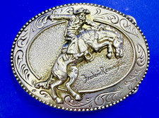 The Bronco Buster Frederick Remington Art Museum Cowboy Western Belt Buckle