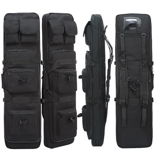 47" Tactical Rifle Bag Gun Range Padded Soft Carbine Backpack Carry Case