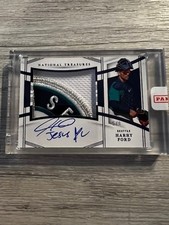 2023 Panini National Treasures Harry Ford Rookie Auto Jumbo Patch Purple 5/9