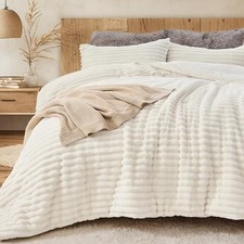 Twin/Twin-XL Comforter Set 2 Pieces - Super Soft Twin/Twin XL Cream White