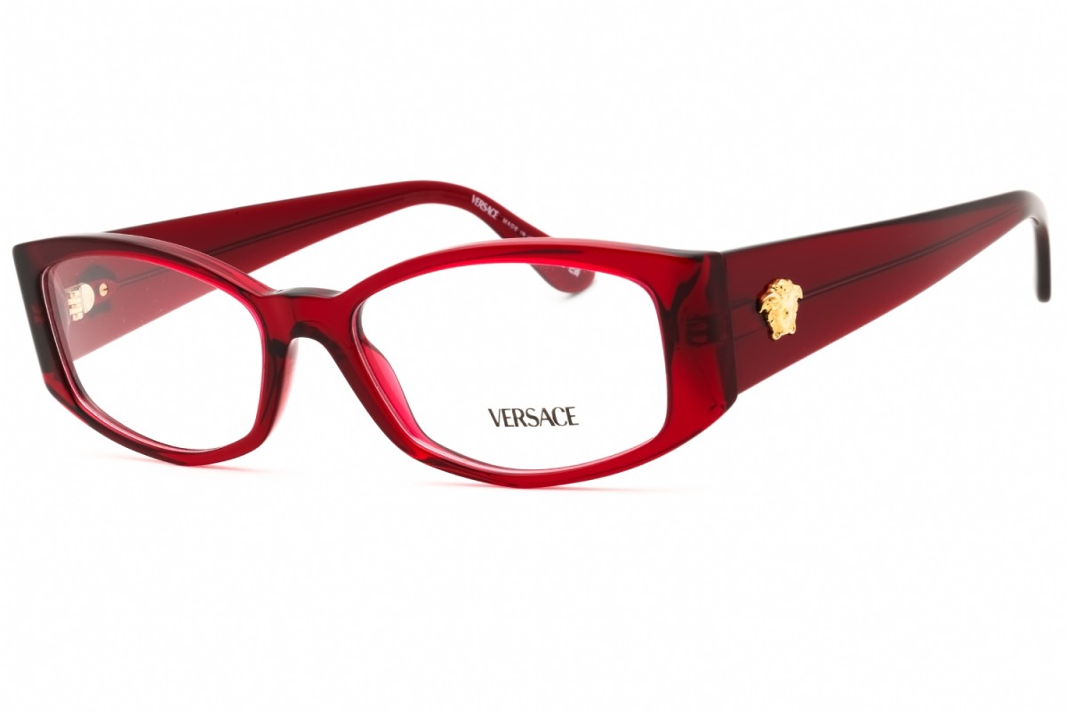 Versace VE3343 5430 Bordeaux 54mm Eyeglasses New Authentic