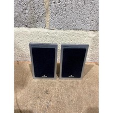 Pair of Auna Satellite Speakers Only Black & Silver for NHT-1051 Speaker System