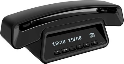ePure Premium - Schnurloses Festnetztelefon DECT mit Anrufbeantworter - Vinta...