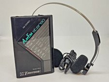 Emerson PS12 AM/FM Pocket Stereo Radio/Jasco 463 Headphone Bundle See Details 