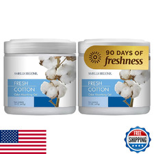 SMELLS BEGONE 15oz Gel Odor Eliminator 2-Pack Fresh Cotton Pet Bathroom