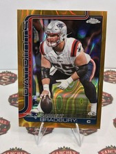 2026 Topps Chrome Gold Wave Refractor Garrett Bradbury /50 Patriots Center