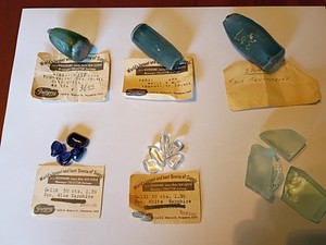 Synthetic Gemstone Facet Rough Assortment 237.8 grams, 15 Pcs. (R138)