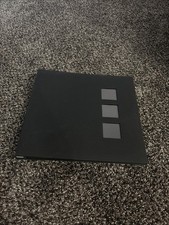 NEW w/o Tags Black 12x12 Scrapbook Album 3 Window Cover 10 Page Protectors