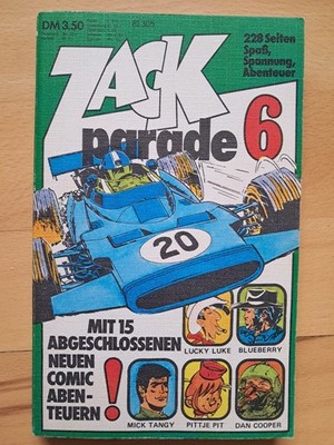 ZACK PARADE Nr.6 von 1974 Mick Tangy, Valerian, Blueberry, Lucky Luke... - Z1-2
