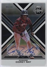 2016 Elite Extra Edition 2018 Panini Update Black 4/10 Corey Ray #5 Auto s3g