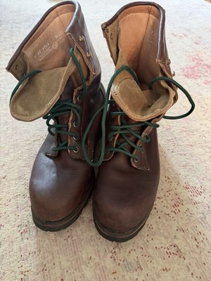 Filson Highlander Boots Men's Size 9 EE Leather Made In USA Vibram Sole