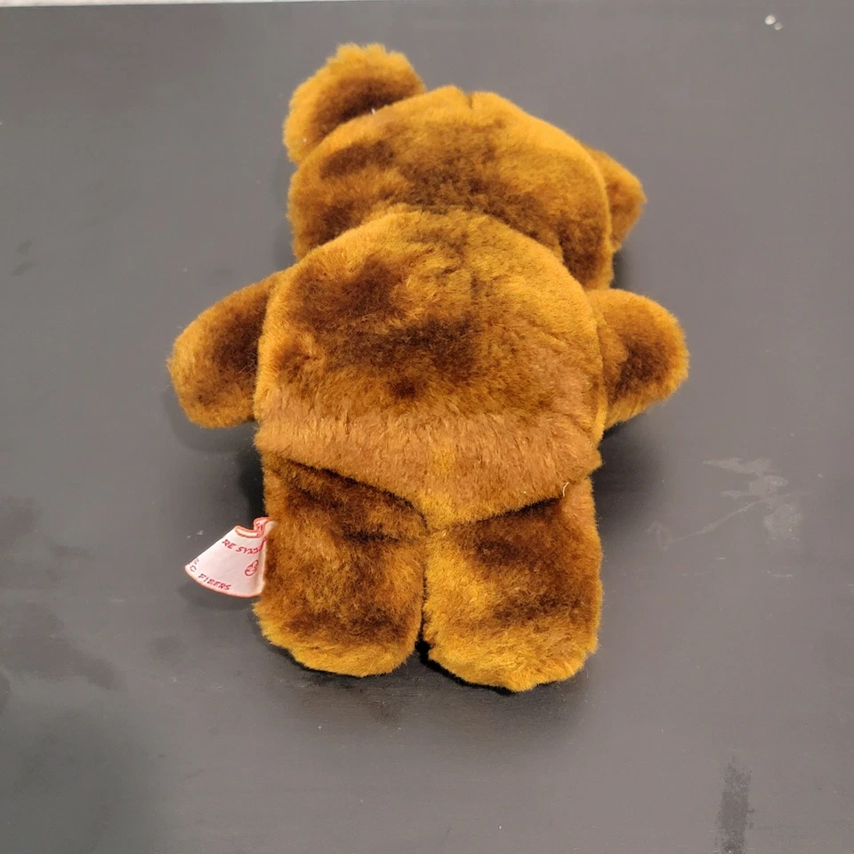 Vintage Brown Garfield Pookie Plush Teddy Bear With Heart Detail 6" - Image 2 of 4