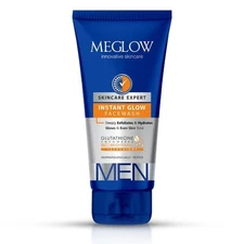 Meglow by Leeford | Instant Glow Facewash for Men | Skin Brightening Face Wash |