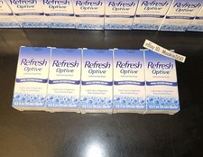 EXP 04/2027  5 Box Lot REFRESH OPTIVE 0.5oz 15mL Lubricant Eye Drops
