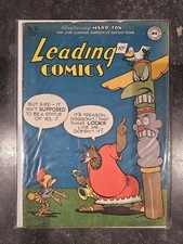 Leading Comics #18 Rare 4th Funny Animal Issue Golden Age DC Comics 1946 VG-FN