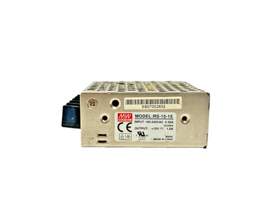 Mean Well RS-15-15 AC to DC Power Supply Single Output 15V 1 Amp 15W
