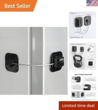 Versatile Refrigerator and Cabinet Lock - Safe, Portable Keyless Security