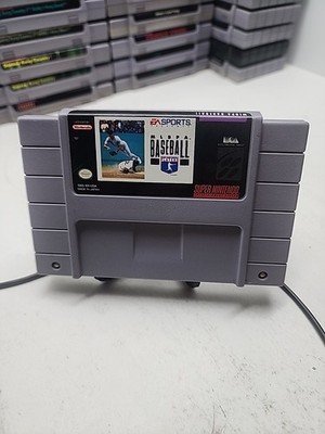 MLBPA BASEBALL SUPER NINTENDO SNES VIDEO GAME AUTHENTIC