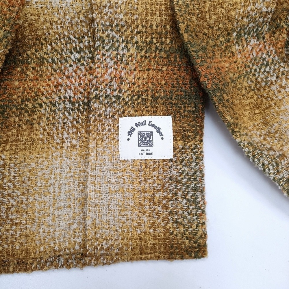 PENDLETON/BILL WALL LEATHER Open collar shirt Bea… - image 7