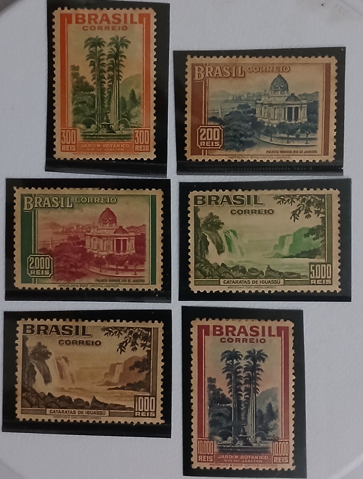 Brazil Stamps 1937 Tourist Advertising - MLH Complete Series - Mi#473/78