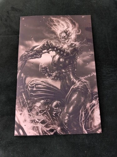 FEMALE GHOST RIDER VIRGIN EMBOSSED KYUYONG EOM ARTBOOK EXCLUSIVE 1