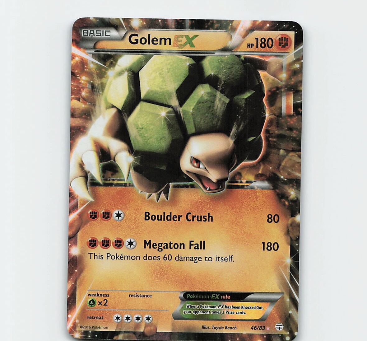 Golem-EX Generations 46/83 Holo Holo LP Rare EX - Pokémon TCG