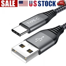 Braided USB C Type C Fast Charging Data Cable Cord for iPhone 17 Pro Max 16 lot