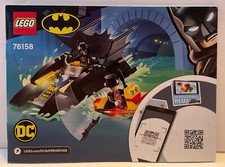 Lego 76158 - Batman Bat Boat - Instructions Manual Only 