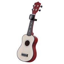 21"Soprano Ukulele for Beginner Wood Professional Ukulele w/Nylon String Natural